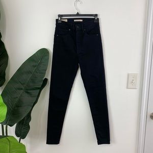 NEW Levi’s Mile High Black Super Skinny Jean 27